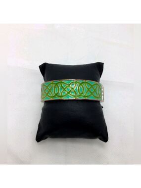 Stella & Dot Eleanor Friendship Ties Enamel Bangle Bracelet NWT